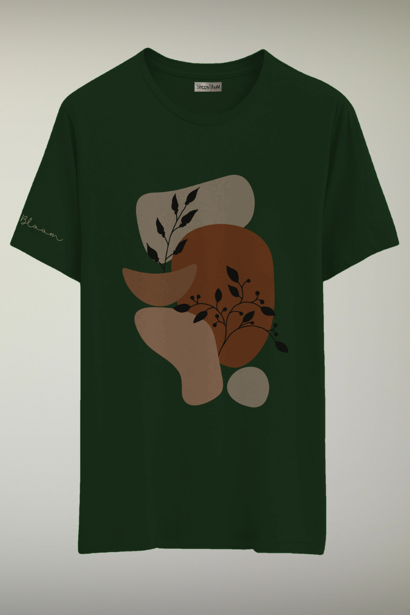 Bloom Green Genderless T-shirt