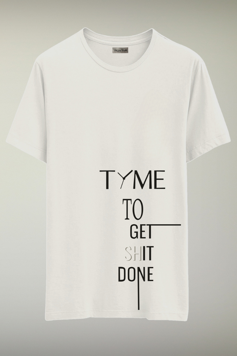 Get Sh!t Done White Genderless T-shirt
