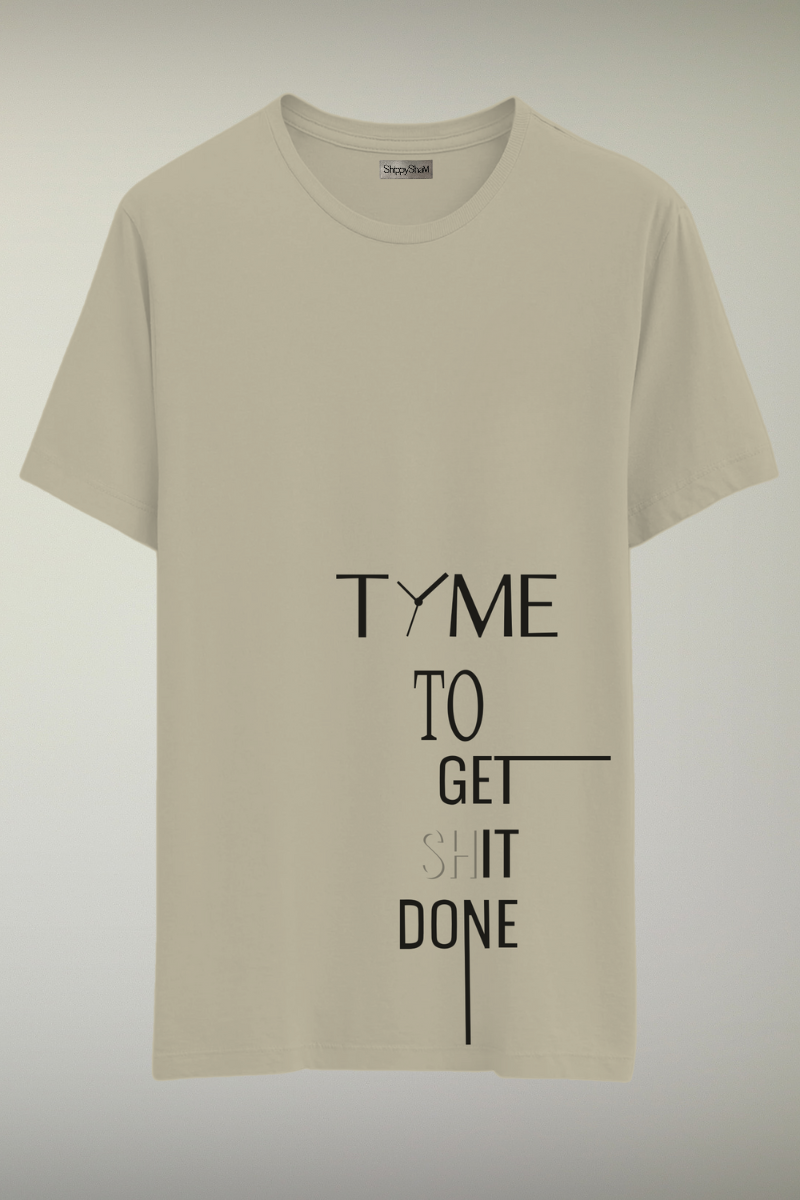 Get Sh!t Done Beige Genderless T-shirt