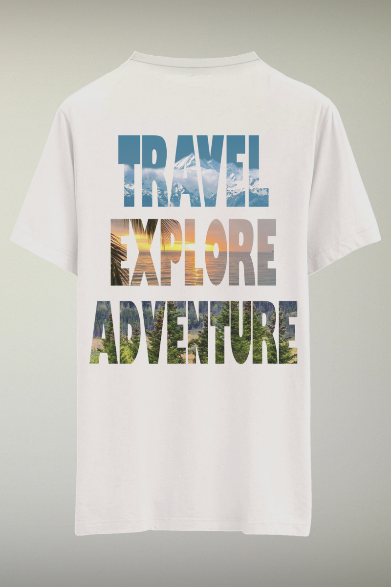 Travel Explore Adventure Genderless T-shirt
