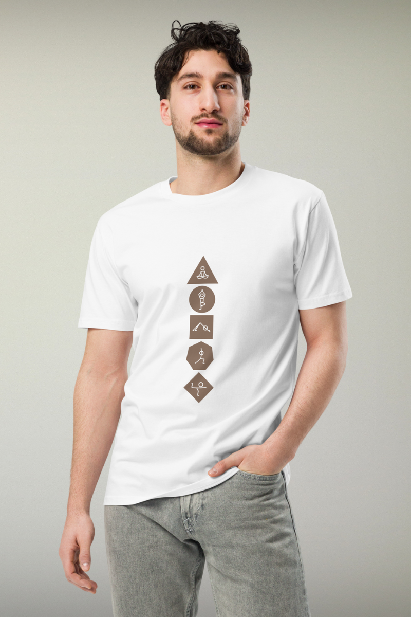 Yoga Se Hi Hoga White Genderless T-shirt