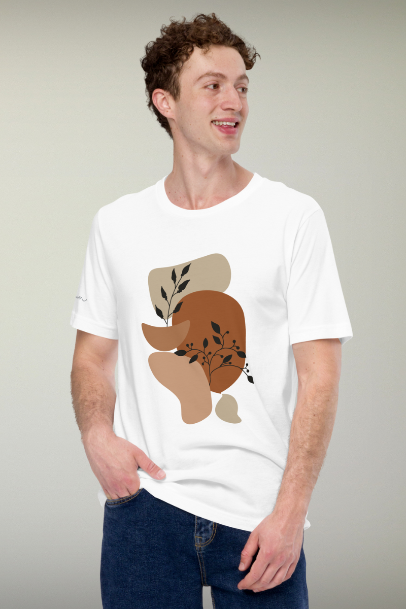 Bloom White Genderless T-shirt