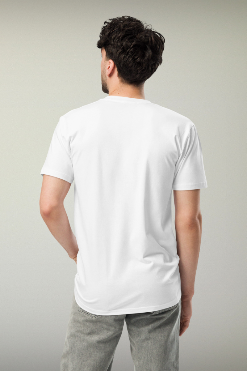 Coffee Bean White Genderless T-shirt