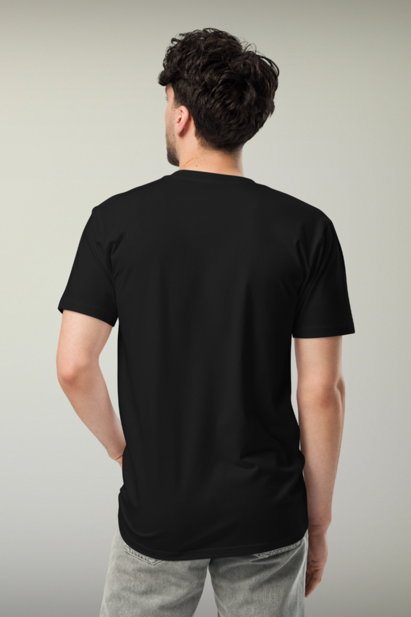 Minimalism Black Genderless T-shirt
