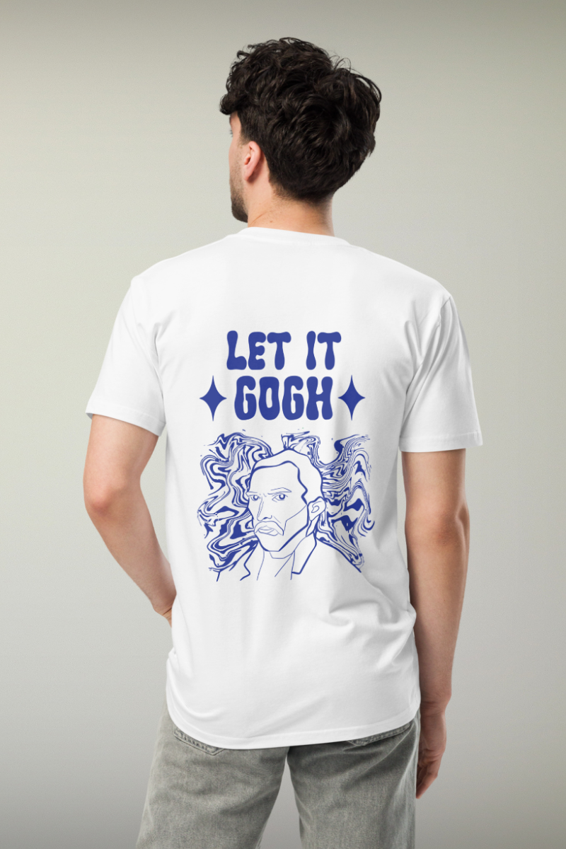 Let It Gogh White Genderless T-shirt