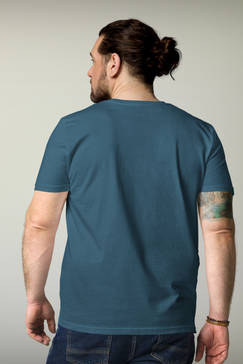 Fern Pattern Blue Genderless T-shirt