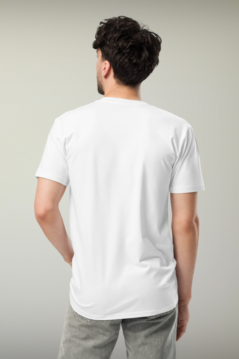 Slow Living White Genderless T-shirt