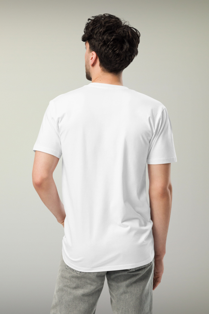 Minimalism White Genderless T-shirt