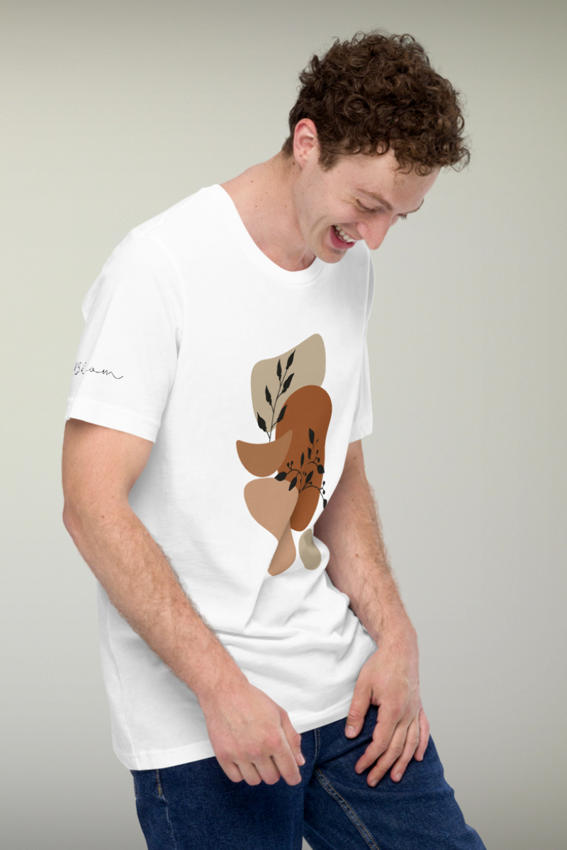 Bloom White Genderless T-shirt