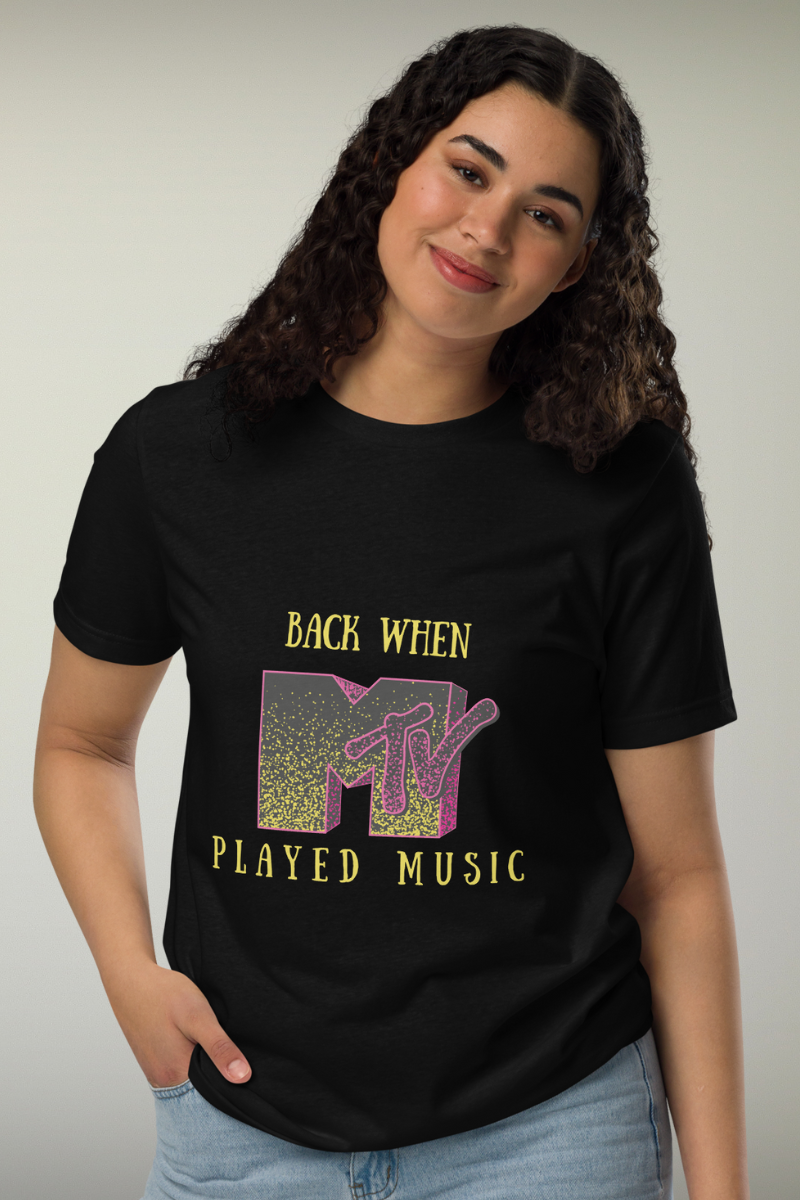 MTV Black Genderless T-shirt