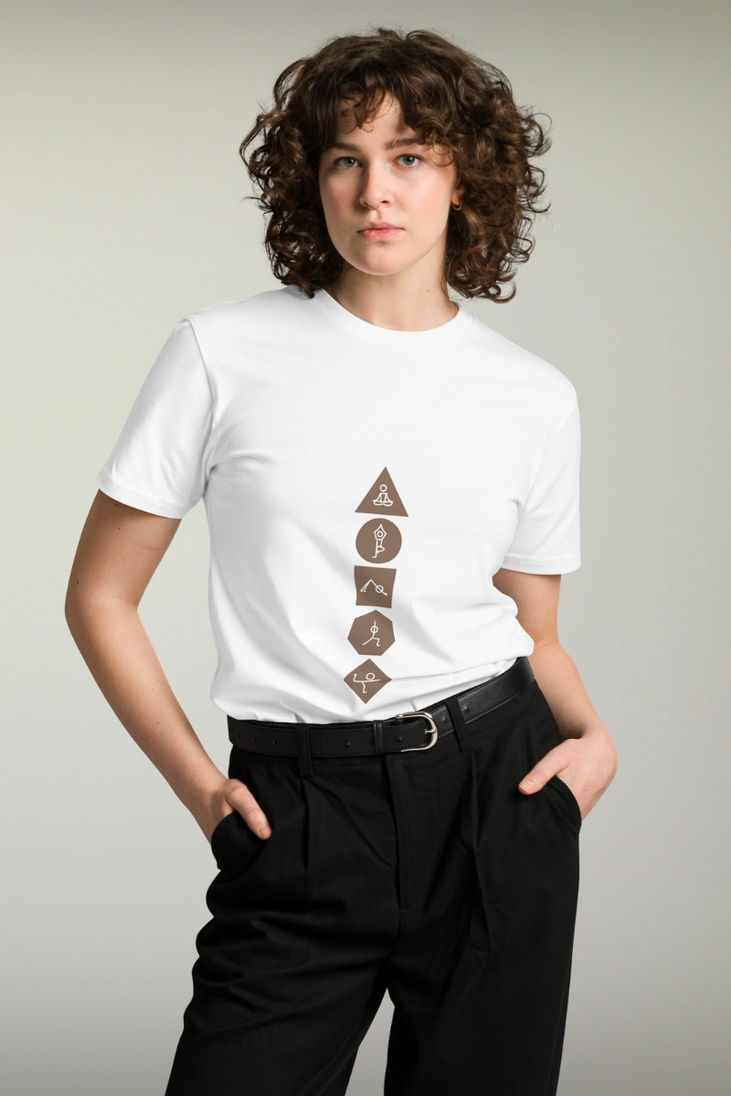 Yoga Se Hi Hoga White Genderless T-shirt
