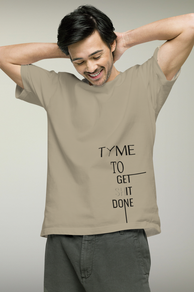 Get Sh!t Done Beige Genderless T-shirt
