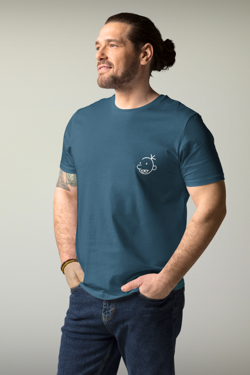 Nice Human Blue Genderless T-shirt