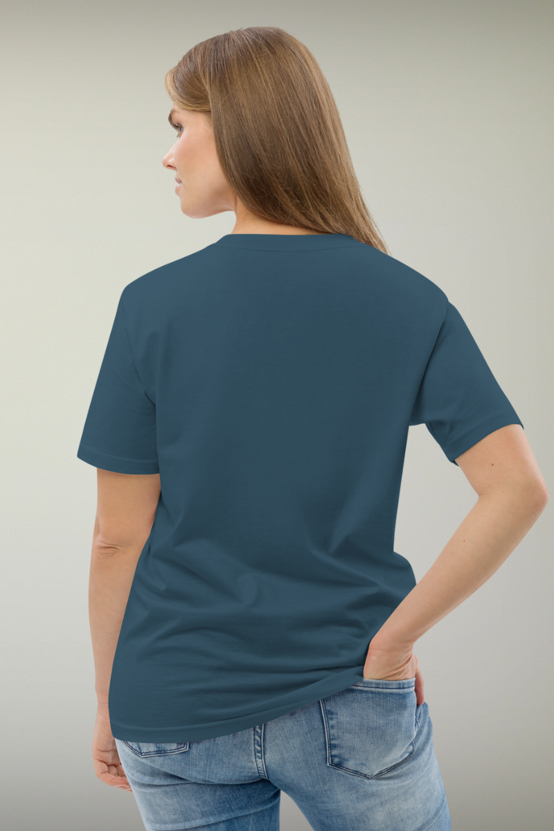 Fern Pattern Blue Genderless T-shirt