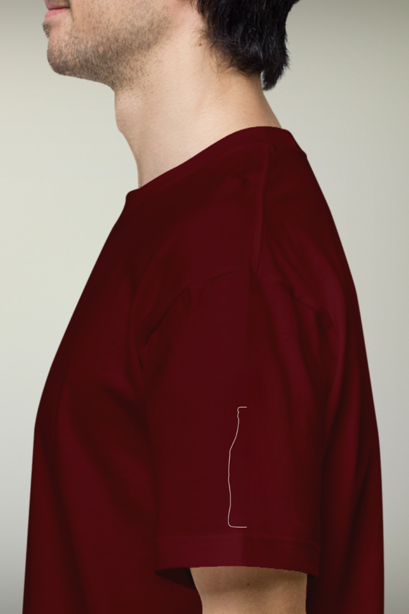 Cocacola Maroon Genderless T-shirt