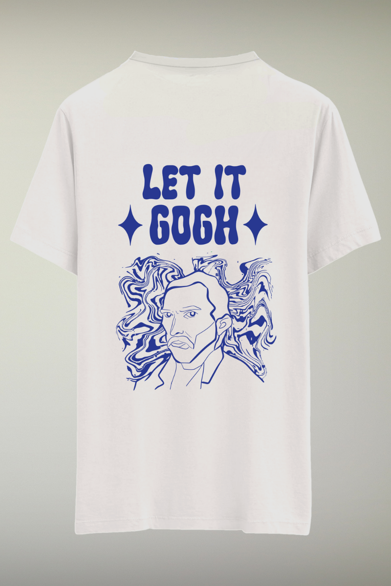 Let It Gogh White Genderless T-shirt