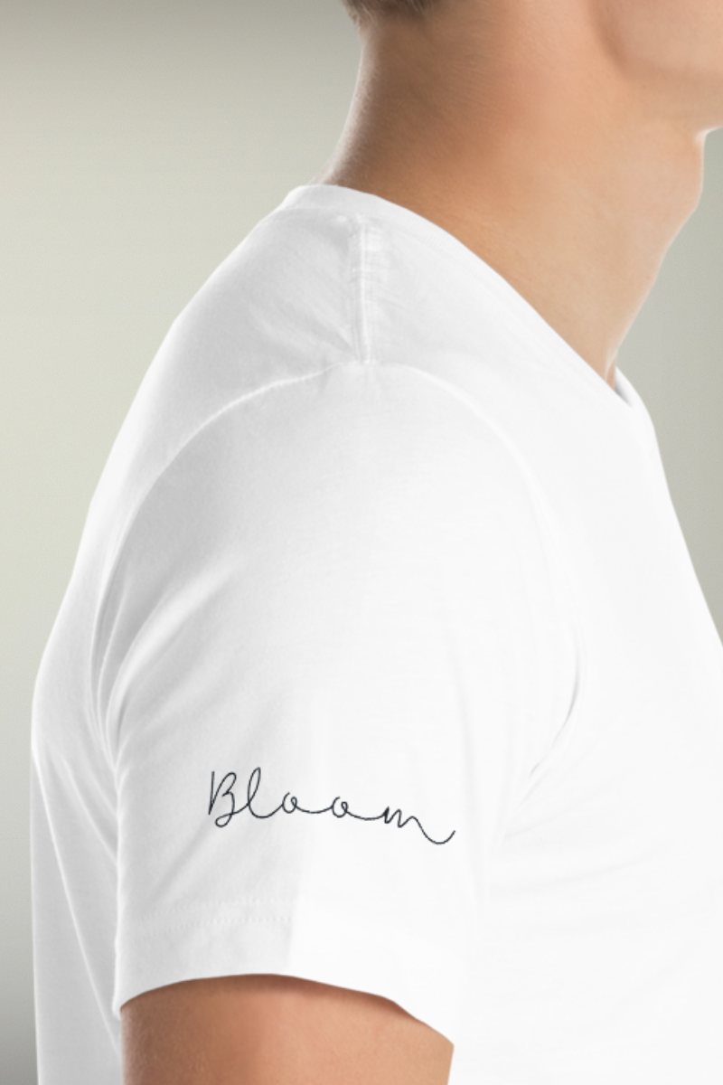 Bloom White Genderless T-shirt