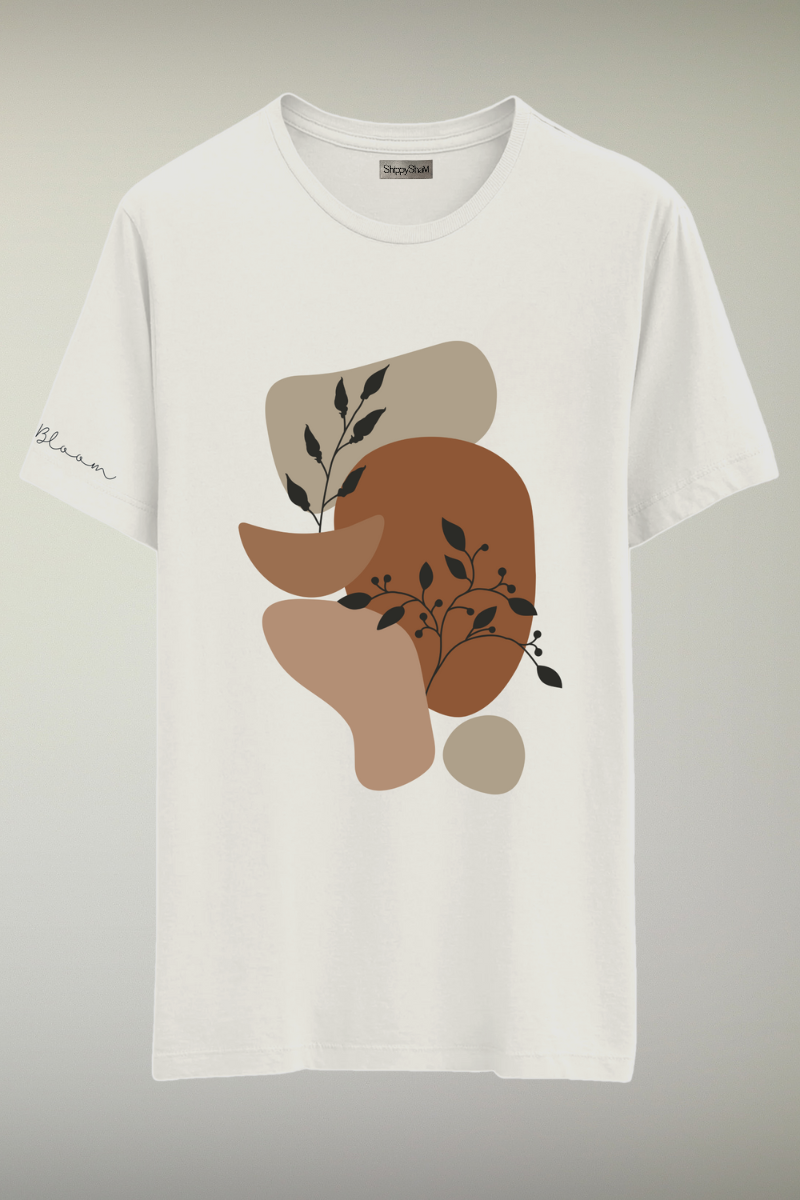 Bloom White Genderless T-shirt