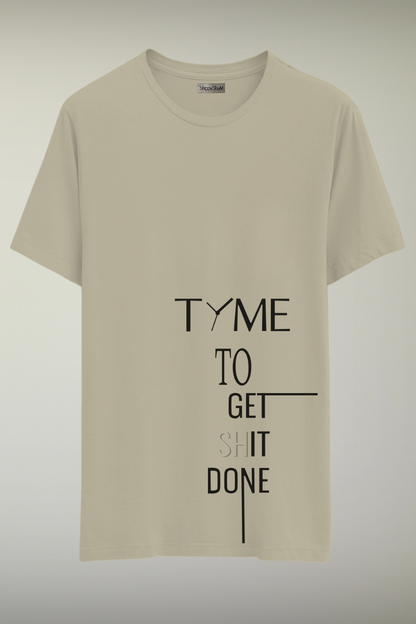 Get Sh!t Done Beige Genderless T-shirt