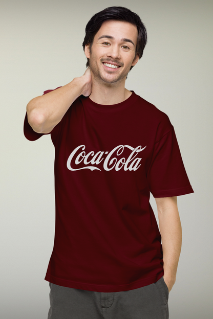 Cocacola Maroon Genderless T-shirt