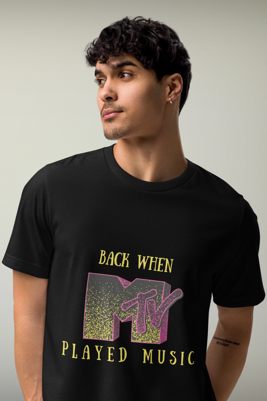 MTV Black Genderless T-shirt