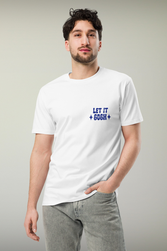 Let It Gogh White Genderless T-shirt
