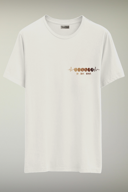 Coffee Bean White Genderless T-shirt