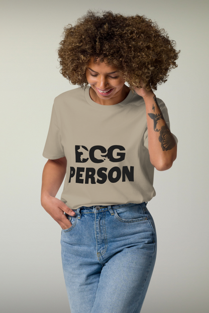 Dog Person Beige Genderless T-shirt