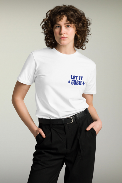 Let It Gogh White Genderless T-shirt