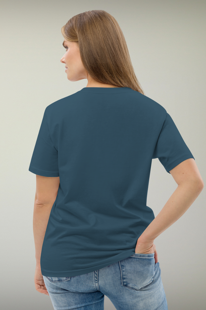 Fern Pattern Blue Genderless T-shirt