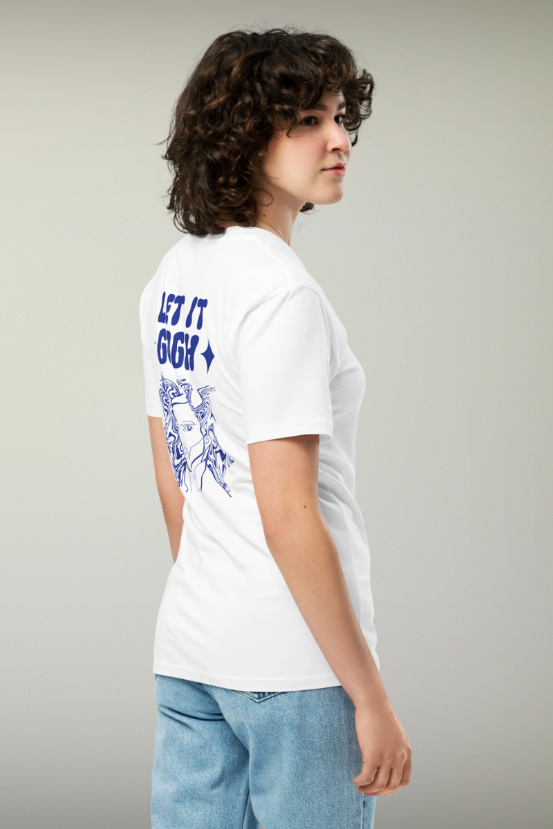 Let It Gogh White Genderless T-shirt