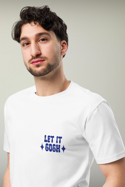 Let It Gogh White Genderless T-shirt