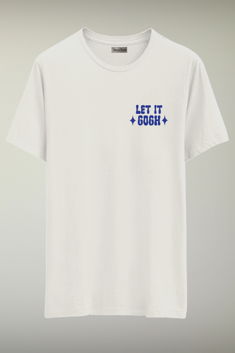 Let It Gogh White Genderless T-shirt