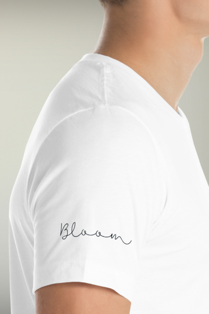 Bloom White Genderless T-shirt